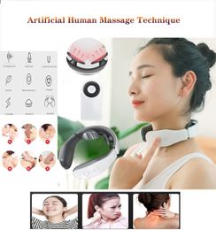 Rug massager elektrische body nek massager cervicale wervelkolom multifunctioneel lichaam elektromagnetische gezondheidszorg massager masajeador cervicaal 230517