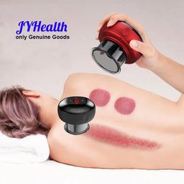 Rugmassageapparaat JYHealth Vacuüm Cupping-apparaat Huidschrapen Massager-potten Infraroodwarmte-zuignappen Guasha-therapie Anti-cellulitis Gezondheidszorg 231010