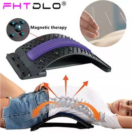 Rug massager magnetische rug massage spier ontspannen brancard houding therapie corrector rug stretch wervelkolom brancard lumbale ondersteuning pijnverlichting 230211