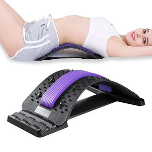 Rug massager magnetische massage spier ontspannen brancard houding therapie corrector stretch wervelkolom lumbale ondersteuning verlichting 230411