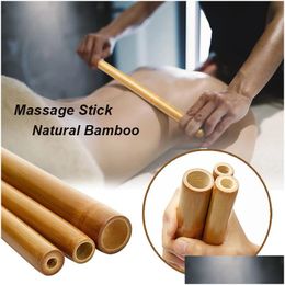 Masseur de dos en bambou naturel, bâton de thérapie en bois, Fitness Gua Sha, soulagement de la douleur musculaire, Maderoterapia Masr Anticellite 240118 Drop Deli Otb5H