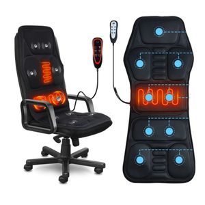 Massageador traseiro térmico elétrico tapete de corpo inteiro para pescoço e alívio da dor shiatsu tratamento de relaxamento muscular carro almofada de massagem aquecida 231216