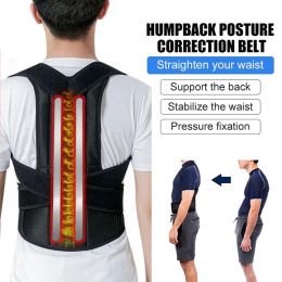 Posture arrière Correcteur About arrière pour Scoliosis Thérapie Corset Spine Support Belt Lombaire Posture arrière Abrive avec bandage
