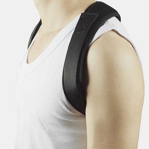 Correcteur de Posture arrière épaule réglable orthèse ceinture de soutien colonne vertébrale lombaire Bandage de protection Posture Relaxation outil de Massage