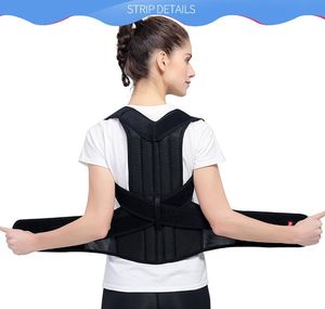 Retour Posture Correcteur Épaule Lombaire Brace Spine Support Ceinture Réglable Adulte Corset Posture Correction Ceinture Corps Soins De Santé 2019