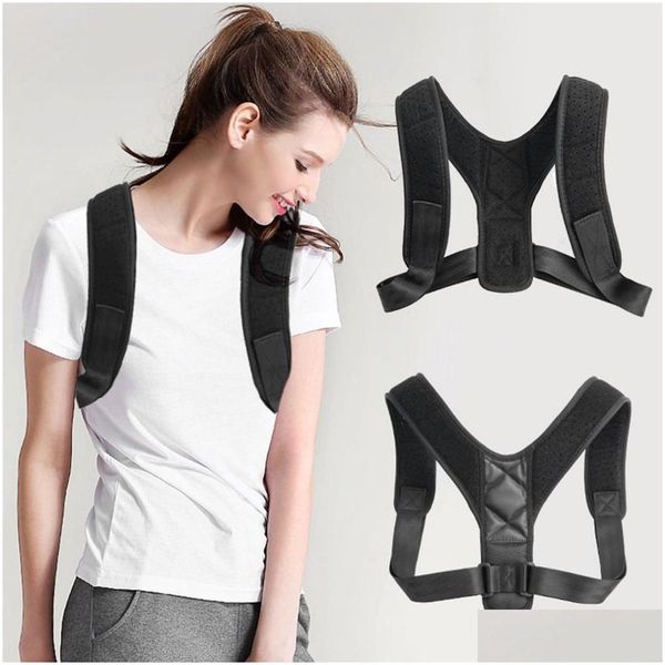 Soutien arrière Posture Régivable Correcteur Braces Body Corset Belt Brace SHODER POUR MEN CARE SANTÉ CHANGE DE DROP DEVRAIS