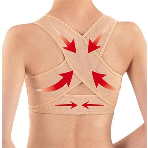 Soutien dorsal réglable femmes Posture correcteur ceinture bande orthèse épaule lombaire sangle soulagement de la douleur taille-taille