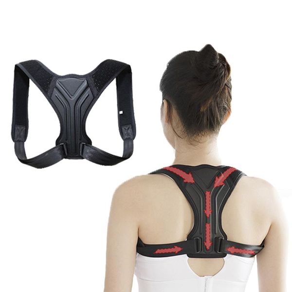 Soporte de espalda Corrector de postura universal para adultos y niños para prevenir la cifosis Cinturón ajustable Cintura correcta Columna vertebral Deportes