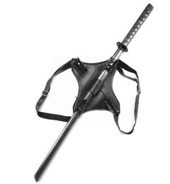 Support arrière Adulte Costume Costume Scabbard en cuir pour le rôle d'épée Playage médiéval Holder de guerre Knight Katana A9x41752492