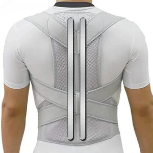 Back Support Alloy Rod Back Posture Corrector Ortics Spine Side Bend Support the Shoulder Treatment Stent Orthodontic Belt Sports Safety 231024