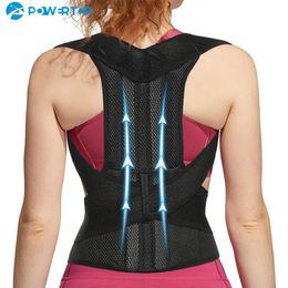 Support dorsal pour femmes et hommes, correcteur de Posture, améliore la Posture, soutien lombaire, épaule, bas du haut du dos, soulagement de la douleur 231010