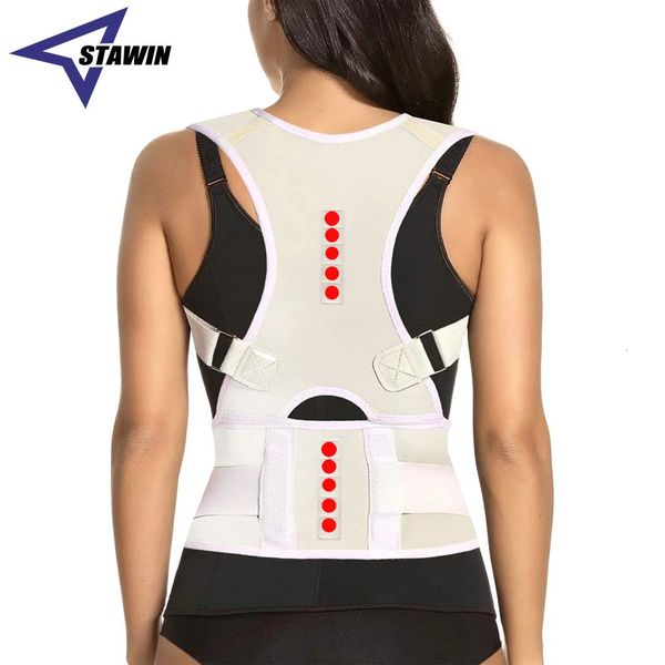 Support dorsal Correcteur de posture du dos Support magnétique pour le cou, les épaules, le haut et le bas du dos, soulagement de la douleur, attelle de posture pour la colonne cervicale et lombaire 231010