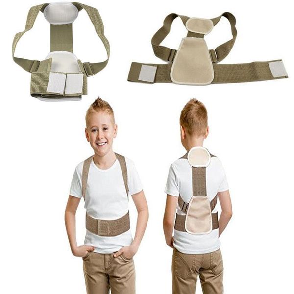 Ceinture Flexible d'orthèse de Correction de Posture d'adolescent de baisse de soutien de dos pour l'enfant