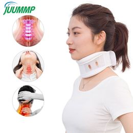 Support dorsal JUUMMPP Collier cervical avec menton pour soulager les douleurs correctes Soins des os Santé 230608