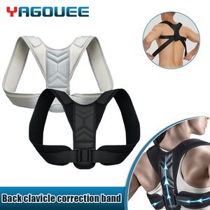 Support dorsal Correcteur de posture Réglable Neck Brace Équipement de formation Bureau à domicile Homme Femme Postura Ceinture de correction d'épaule 230613