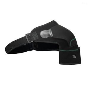 Soporte para la espalda Almohadillas térmicas para hombros Masajeador Envoltura Carga USB Inalámbrico Ajustable para hombres mayores de mediana edad Mujer 3 modos