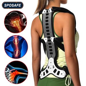 Support dorsal pour la colonne vertébrale, améliore le correcteur de posture pour hommes et femmes, soulagement de la douleur au dos, aux épaules et au cou, redresseur de soutien lombaire 230905