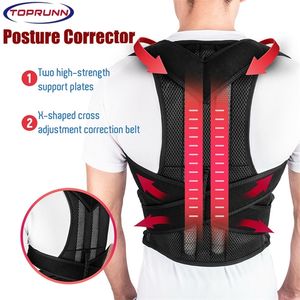 Back Support TopRunn Adjustable Posture Corrector Back Support Shoulder Back Brace Posture Correction Spine Posture Corrector Postural Fixer 230905