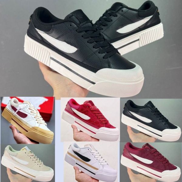 Retour à l'école Court Legacy SLP WMNS TOP QUALITÉ Lift Student Shoes Series Low Top Classic All Match Leisure Sports Hommes et femmes Petites chaussures blanches