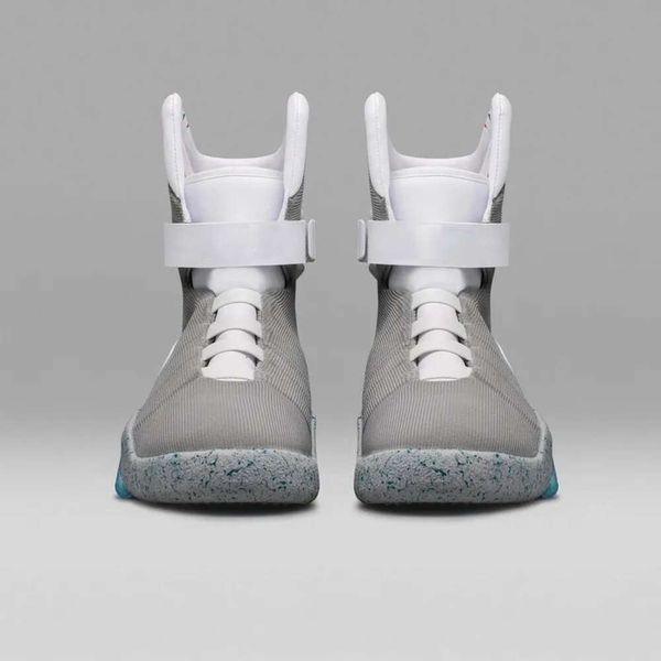 Retour vers le futur Air Mag baskets Marty Mcflys Led chaussures brillent en gris foncé Mcflys baskets taille 40-48