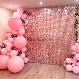 Achtergrondmateriaal 2M Verjaardagsfeestje Decoratie Achtergrond Gordijn Pailletten Bruiloft Decor Achtergrond Baby Douche Glitter Achtergrond Volwassen Verjaardag YQ231003