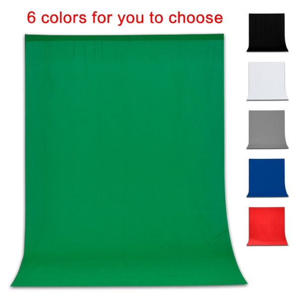 Matériel de fond Pographie toile de fond mousseline lisse coton vert écran Chromakey Cromakey tissu pour Po Studio vidéo 230626