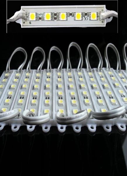 Módulo LED de retroiluminación para vallas publicitarias Módulos de letreros LED Luz de lámpara navideña 5050 5 LED RGB Verde Rojo Azul Blanco cálido Impermeable DC 128327058