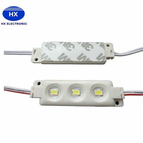 Modules LED de rétro-éclairage par Injection en plastique ABS 1 5W Modules LED RGB étanche IP65 3LED 5050 5630 LED vitrine Light319L