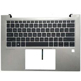 Clavier UsrussianLatinukfrench UsrussianlaKukfrench pour HP EliteBook 840 G9 845 avec Palmrest Couvercle supérieur 240418