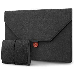 Rugzak 1313.3 laptoptas, vilten tas met extra opbergzakje/kleine accessoiretas Ultralichte slanke computertablethoes