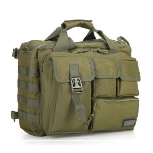 Sac à dos 15 pouces ordinateur portable militaire tactique ordinateur sacs voyage messager sac unique bandoulière Camping Sports de plein air sac à dos Molle