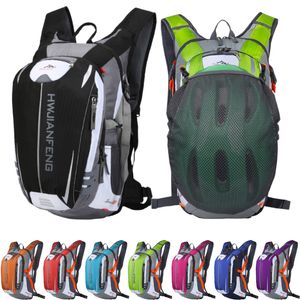 Mochila 18L Sport al aire libre Mochila escalada de senderismo corriendo bicicleta de bicicleta ultralight Bicycle Bag impermeable Rucksack 230419