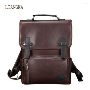 Rugzak 2022 Vintage lederen grote capaciteit Crazy Horse Travel Backpacks mannelijke laptop tas Daypack