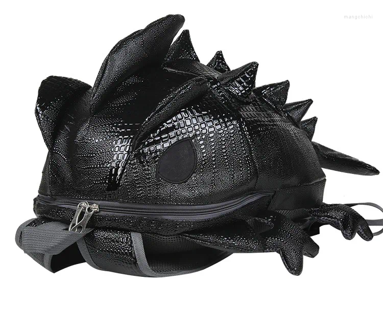 Рюкзак 2023, мужские рюкзаки, модные качественные змеиные кожаные мужские корейские студенческие сумки для мальчиков-хамелеонов, забавная школьная сумка для компьютера