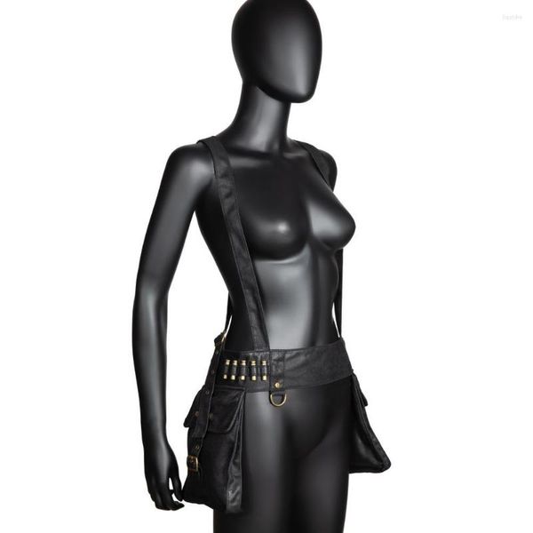 Sac à dos 2023 Punk Armor Vêtements pour femmes Accessoires Ceinture