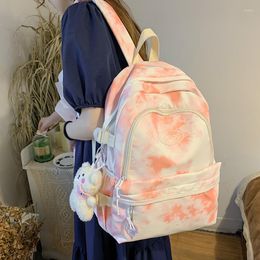 Sac à dos 2023 femmes Nylon cartables adolescent ordinateur portable collège Bookbag voyage concepteur loisirs sac à bandoulière