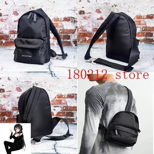 Sac à dos 2024 Black Alyx Zipper Knapsack High Street Bag Men Femmes Femmes Quality Metal Buckle Réglable 1017 9SM BACKPACKS