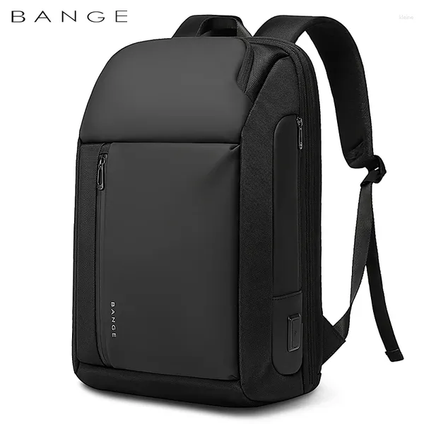 Mochila 2024 hombres de negocios moda 15.6 en computadora portátil trabajo hombre bolsa unisex negro viaje masculino mochila impermeable