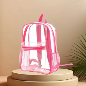 Sac à dos 2024 Design Transparent School PVC imperméable étudiants cartable voyage sac à dos sac de rangement collège Bookbag Mochila