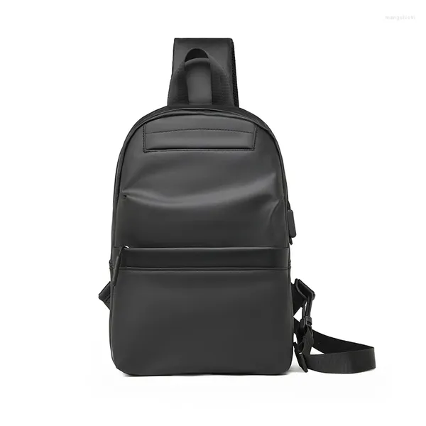 Sac à dos 2024 Fashion Crossbody coffre Étudiants cool sac à dos HOMMES MULTIFONCTIONS IMPHERPORTHÉ MALAGE MALE CHARGE DES BAGPACKS