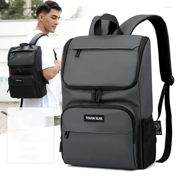 Mochila 2024 Moda Negocio resistente al agua para hombres Viajes Notebook Bolsas para portátiles 15.6 pulgadas Mochila masculina Adolescente