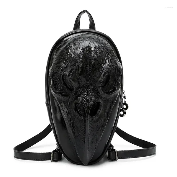 Mochila 2024 MOBLES Y MUJER MOBLAS VEAM PUNK 3D PIEO SKULL PAQUETES DE VIAJE PARA LA ESCUELA DE VIAJES PARA LOS ADOLESTORES