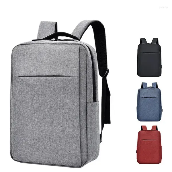 Mochila 2024 sobrio y elegante antirrobo portátil hombres impermeable backbag escuela de gran capacidad