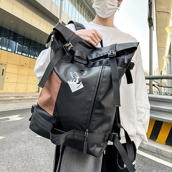 Mochila 2024 Impermeable Casual Hombres Estudiantes universitarios Bolsas escolares Mochilas para portátiles Diseñador Bolsa de lujo para computadora portátil para