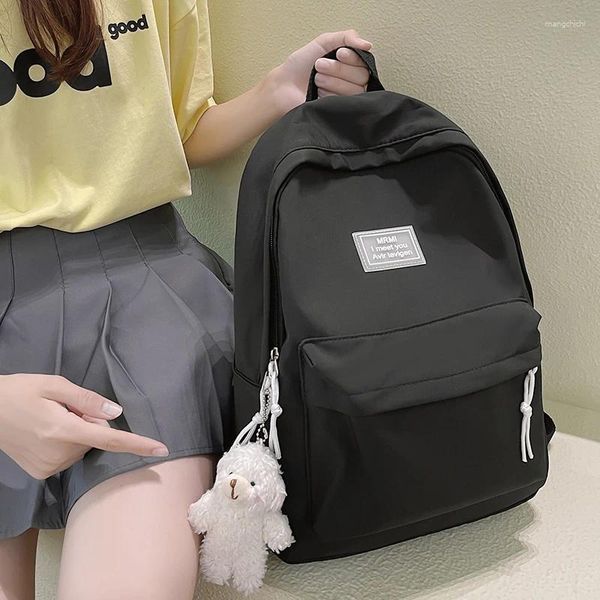 Sac à dos 2024 ÉCOLE SAGS FEMMES POUR ADOAGNES FILLES DE VOYAGE BABAGE MOCHILAS Small Bookbag Kawaii Sac