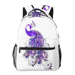 Sac à dos 2024women Sac à épaule aquatique aquarelle de la mode de la mode pour adolescentes Backpacks voyage