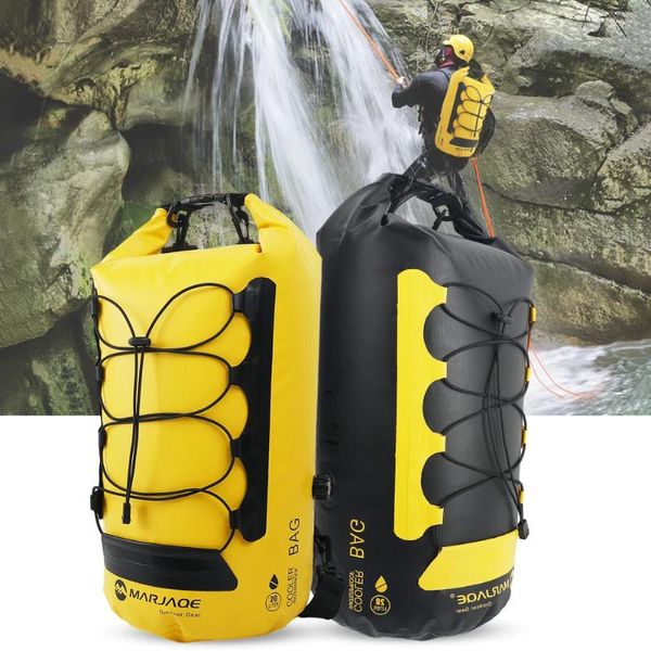 Mochila 20L almacenamiento al aire libre Separación seca para acampar para acampar gran capacidad de gran capacidad para rafting en kayak para natación de navegación