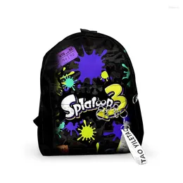 Backpack 3 Fashion Student Schoolbag Unique Rucksack Cosplay Cosplay Zipper Pack Hip-Hop Travel Sac HARAJUKU Daypacks