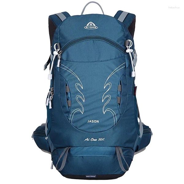 Mochila 30L Senderismo al aire libre para hombres Bolsa de escalada deportiva Mochila Camping Montañismo Viajes Trekking Mochila de motocicleta