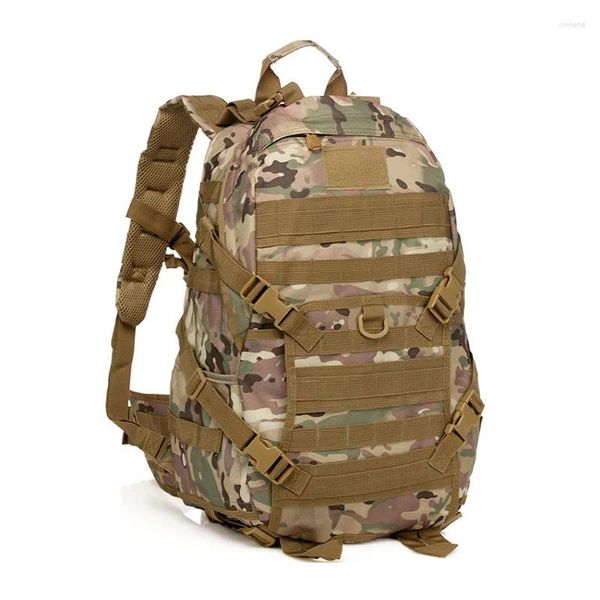 Mochila 35L Gran capacidad Hombres Ejército Militar Táctico 3P Softback Bolsa impermeable al aire libre Senderismo Camping Bolsas de caza